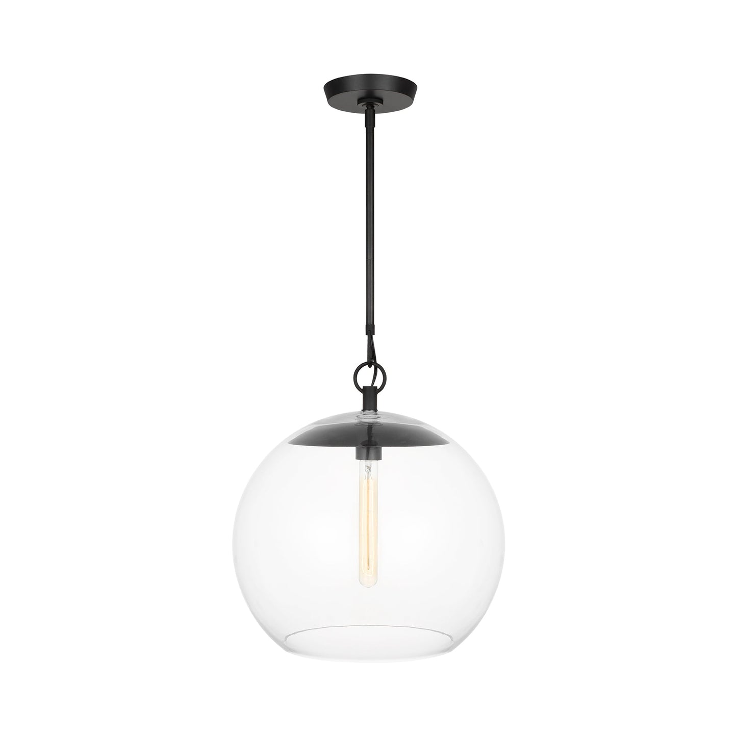 Atlantic Pendant Light in Aged Iron (Round).