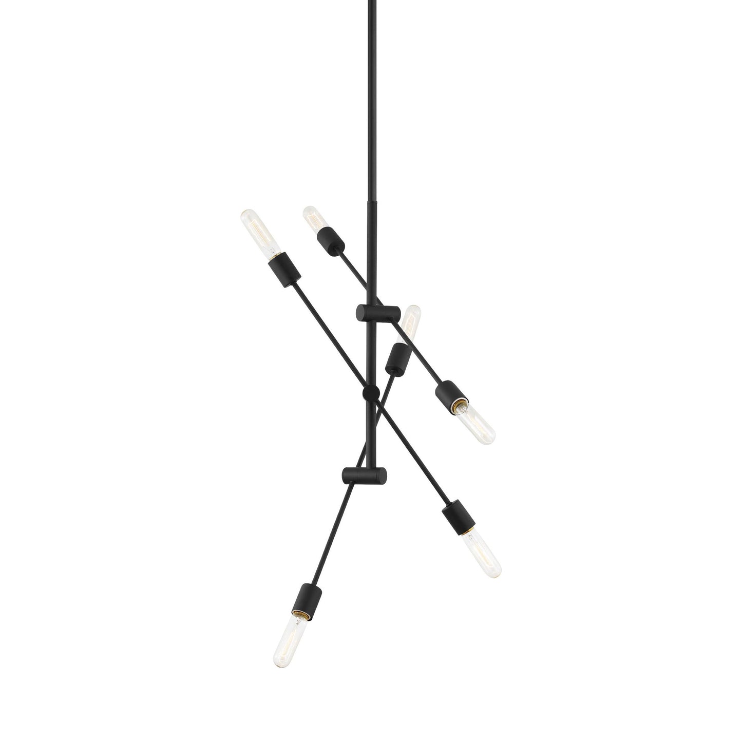 Axis Chandelier in Midnight Black (Medium).