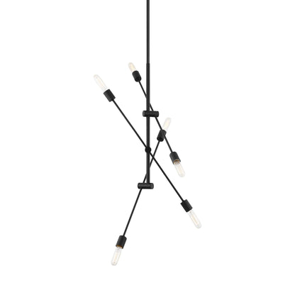 Axis Chandelier in Midnight Black (Large).