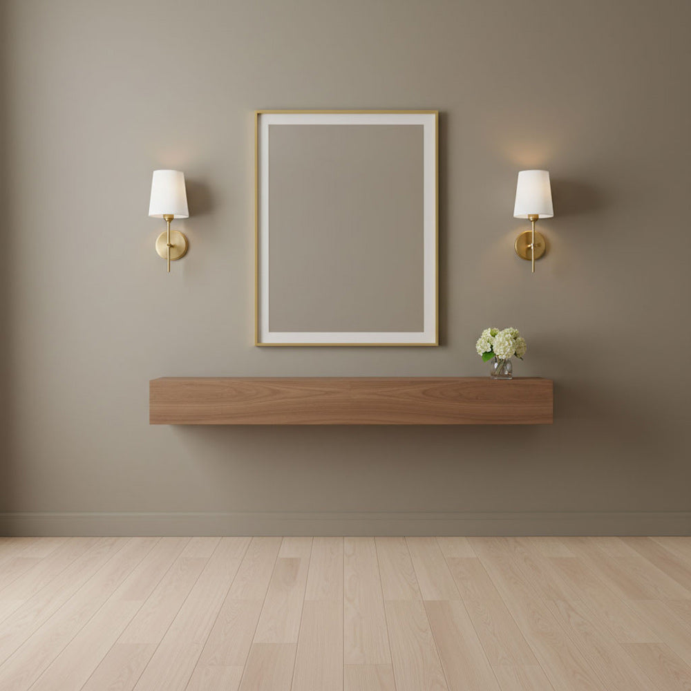 Baker Bath Wall Light in living room.