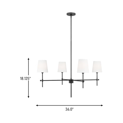 Baker Chandelier - line drawing.