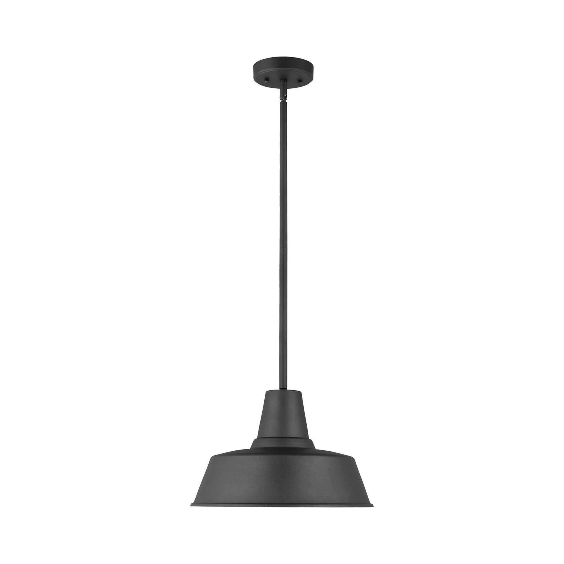 Barn Light Outdoor Pendant Light in Black.