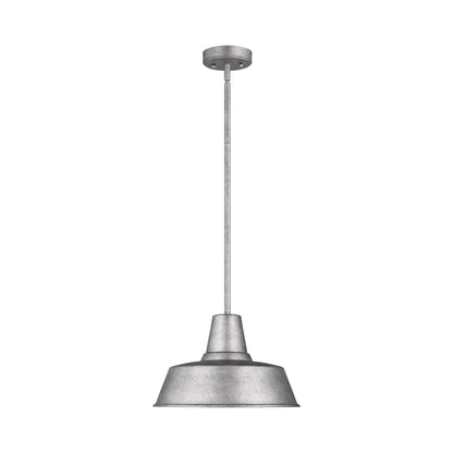 Barn Light Outdoor Pendant Light in Weathered Pewter.