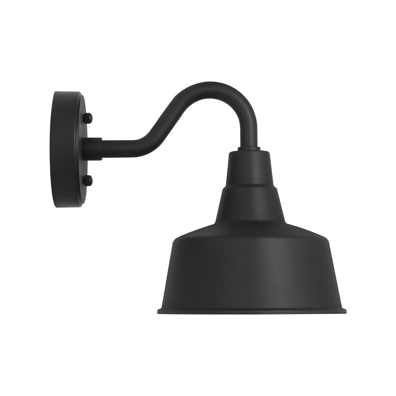 Barn Light Outdoor StoneStrong Wall Light in Textured Black (Small).