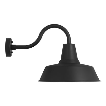 Barn Light Outdoor StoneStrong Wall Light in Textured Black (X-Large).