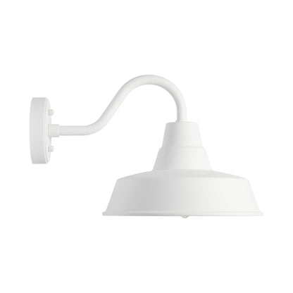 Barn Light Outdoor StoneStrong Wall Light in Textured White (Medium).