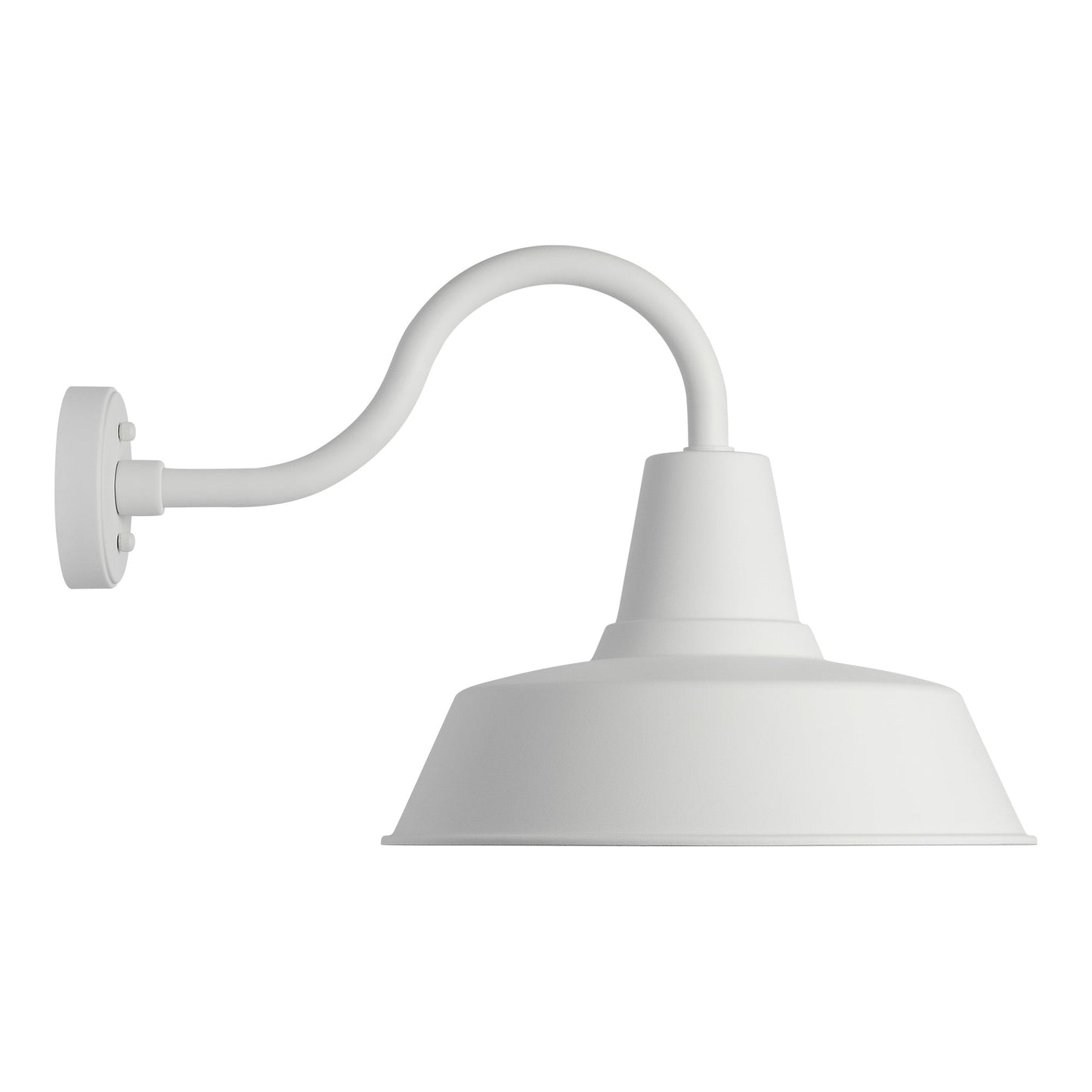 Barn Light Outdoor StoneStrong Wall Light in Textured White (X-Large).