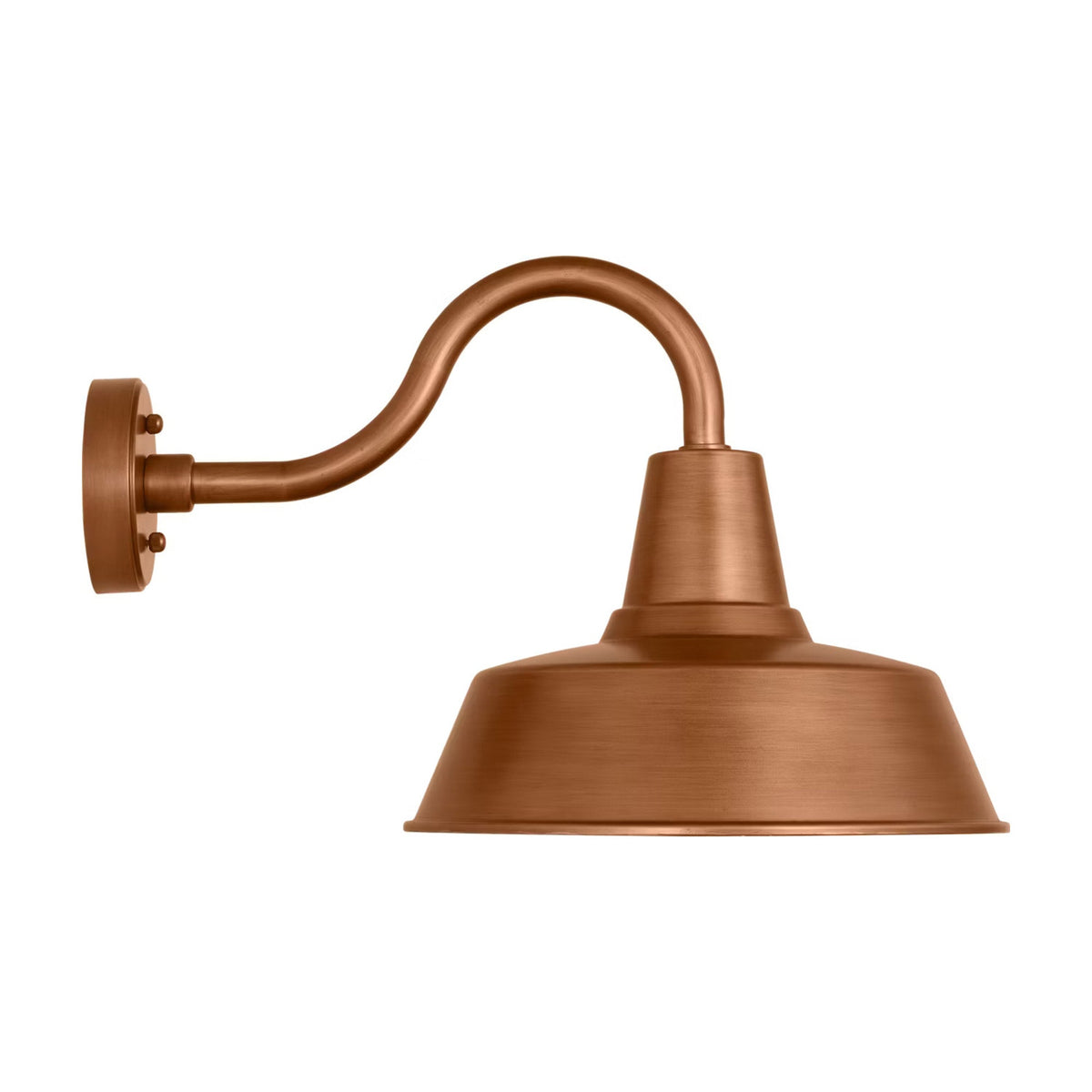 Barn Light Outdoor StoneStrong Wall Light in Natural Copper (13.75-Inch).