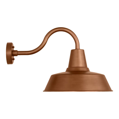 Barn Light Outdoor StoneStrong Wall Light in Natural Copper (15-Inch).