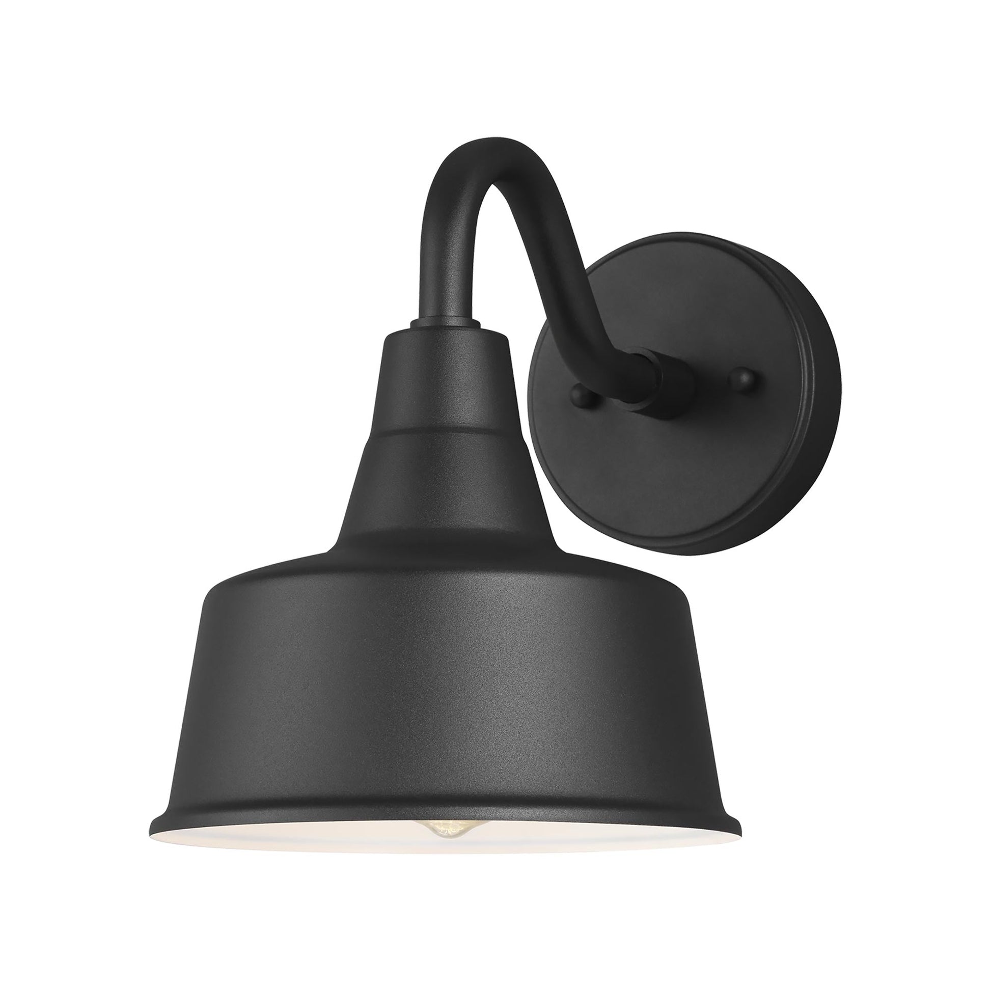 Barn Light Outdoor Wall Light in Black (Small).