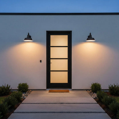 Barn Light Outdoor Wall Light in Outside Area.