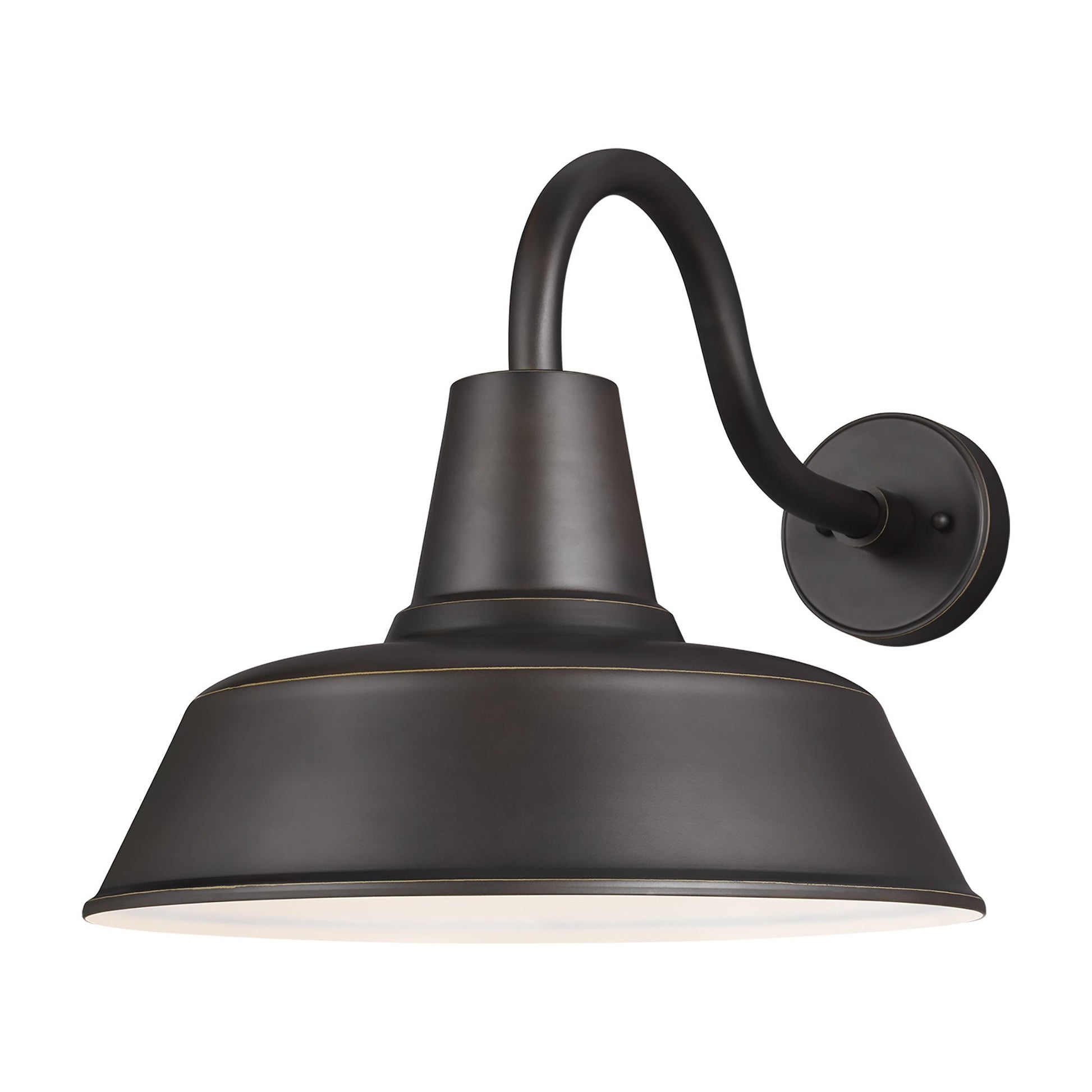 Barn Light Outdoor Wall Light in Antique Bronze (X-Large).