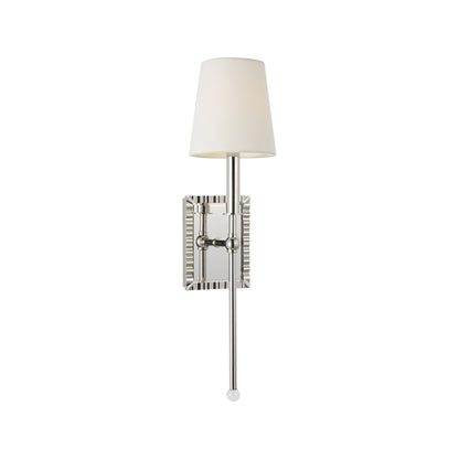Baxley Bath Wall Light in Polished Nickel (20.88-Inch/1-Light).