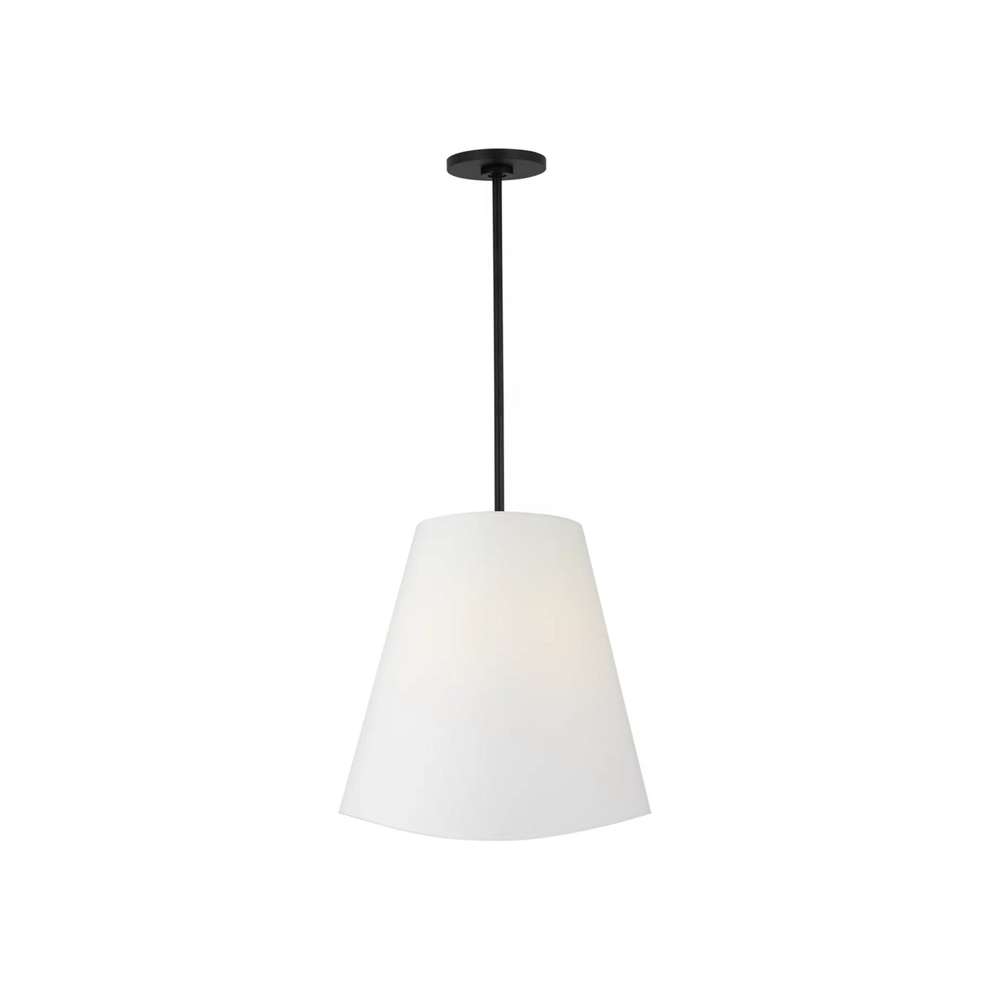 Beauvoir Pendant Light in Midnight Black (18-Inch).