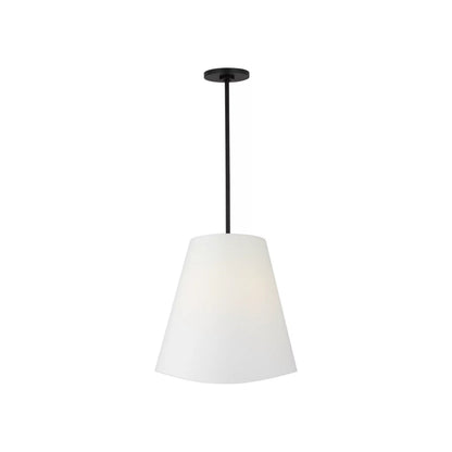 Beauvoir Pendant Light in Midnight Black (18-Inch).
