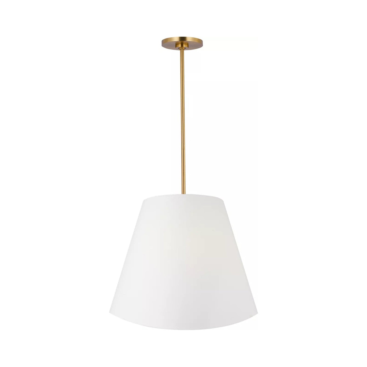 Beauvoir Pendant Light in Burnished Brass (23.88-Inch).