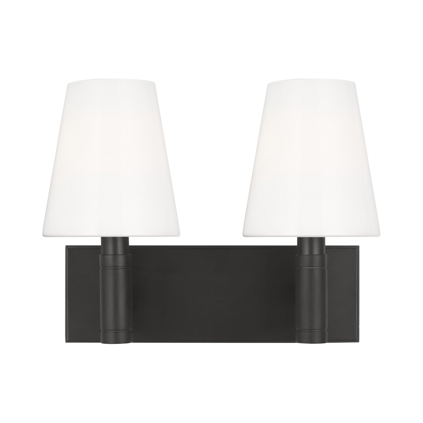 Beckham Bath Vanity Light in Aged Iron (2-Light).