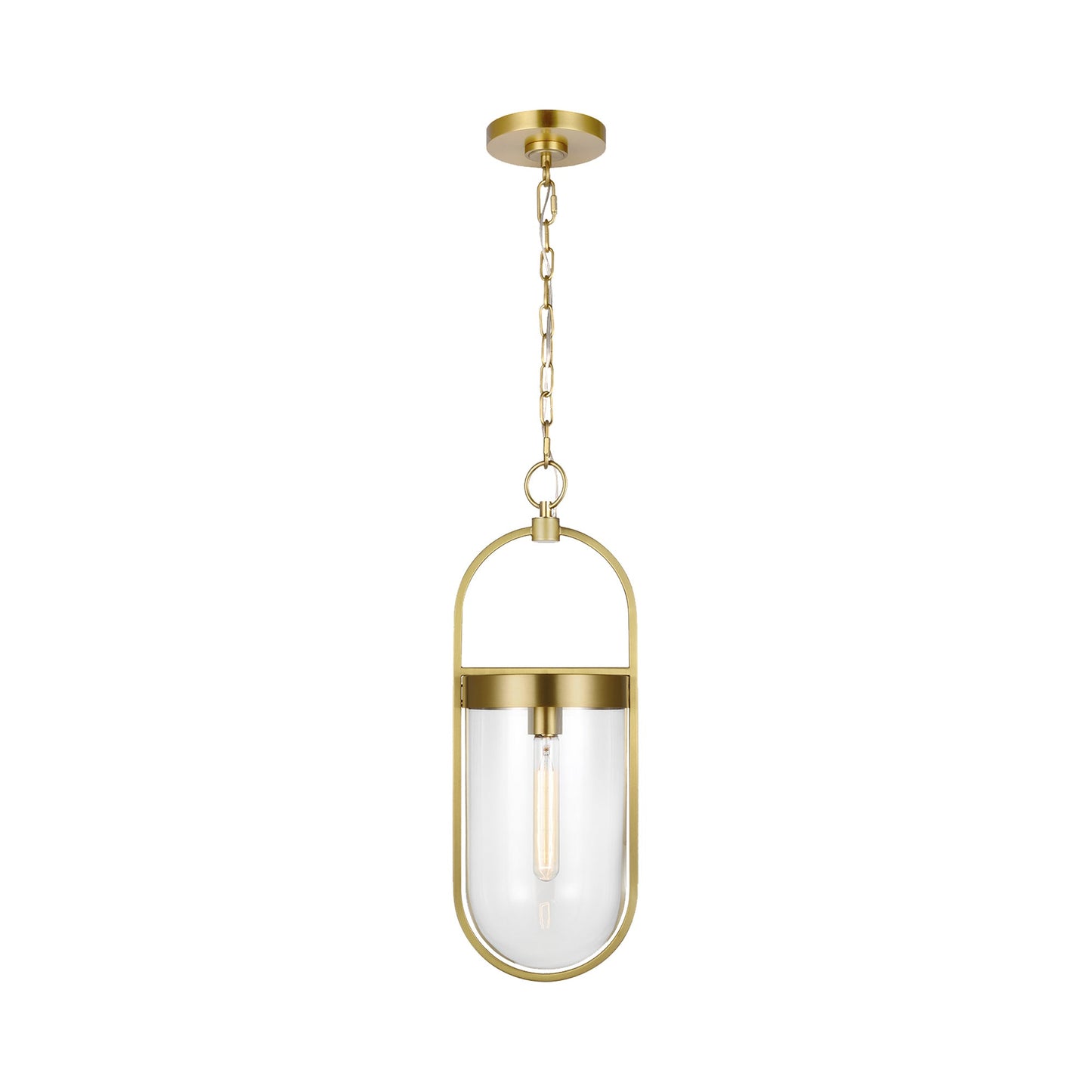 Blaine Pendant Light in Burnished Brass (Small).