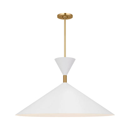 Bodhi LED Pendant Light in Burnished Brass (30-Inch).