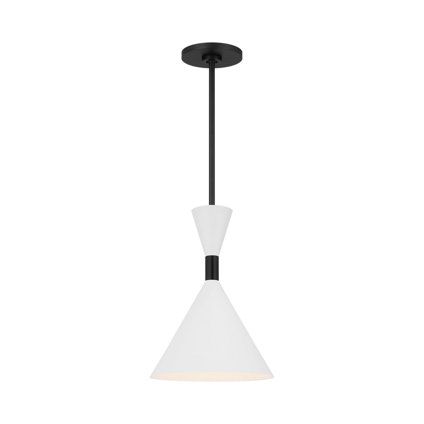 Bodhi LED Pendant Light in Midnight Black (10-Inch).