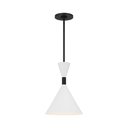 Bodhi LED Pendant Light in Midnight Black (10-Inch).