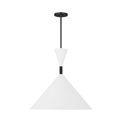 Bodhi LED Pendant Light in Midnight Black (24-Inch).
