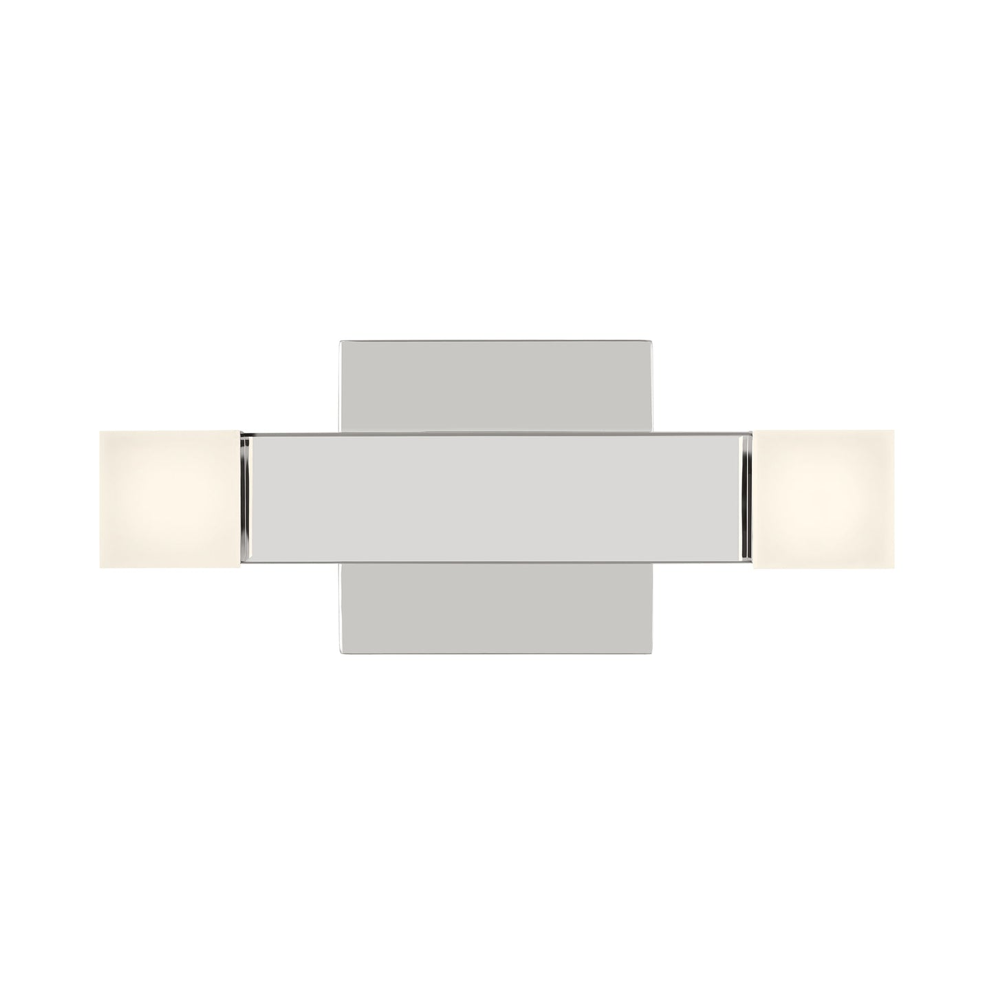 Brander LED Bath Vanity Light in Chrome (2-Light).