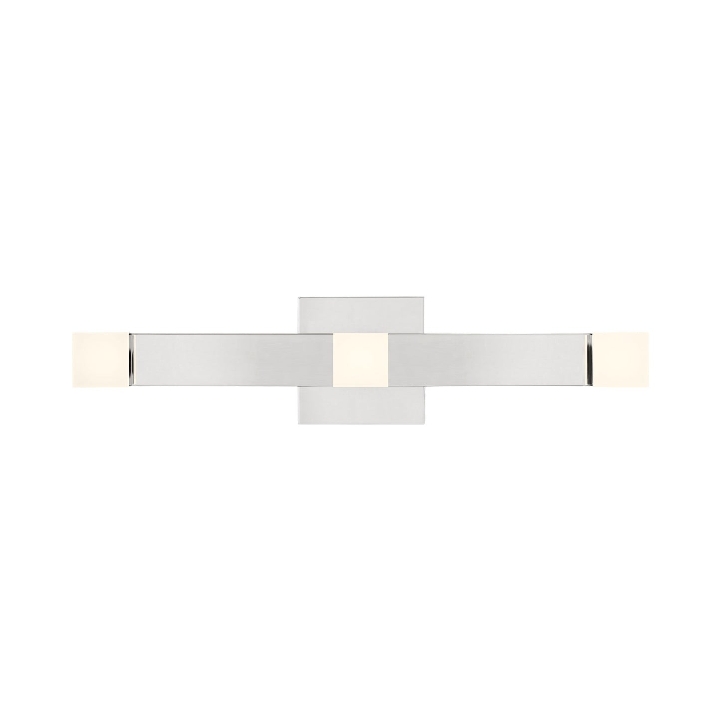 Brander LED Bath Vanity Light in Chrome (3-Light).