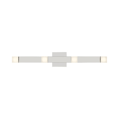 Brander LED Bath Vanity Light in Chrome (4-Light).