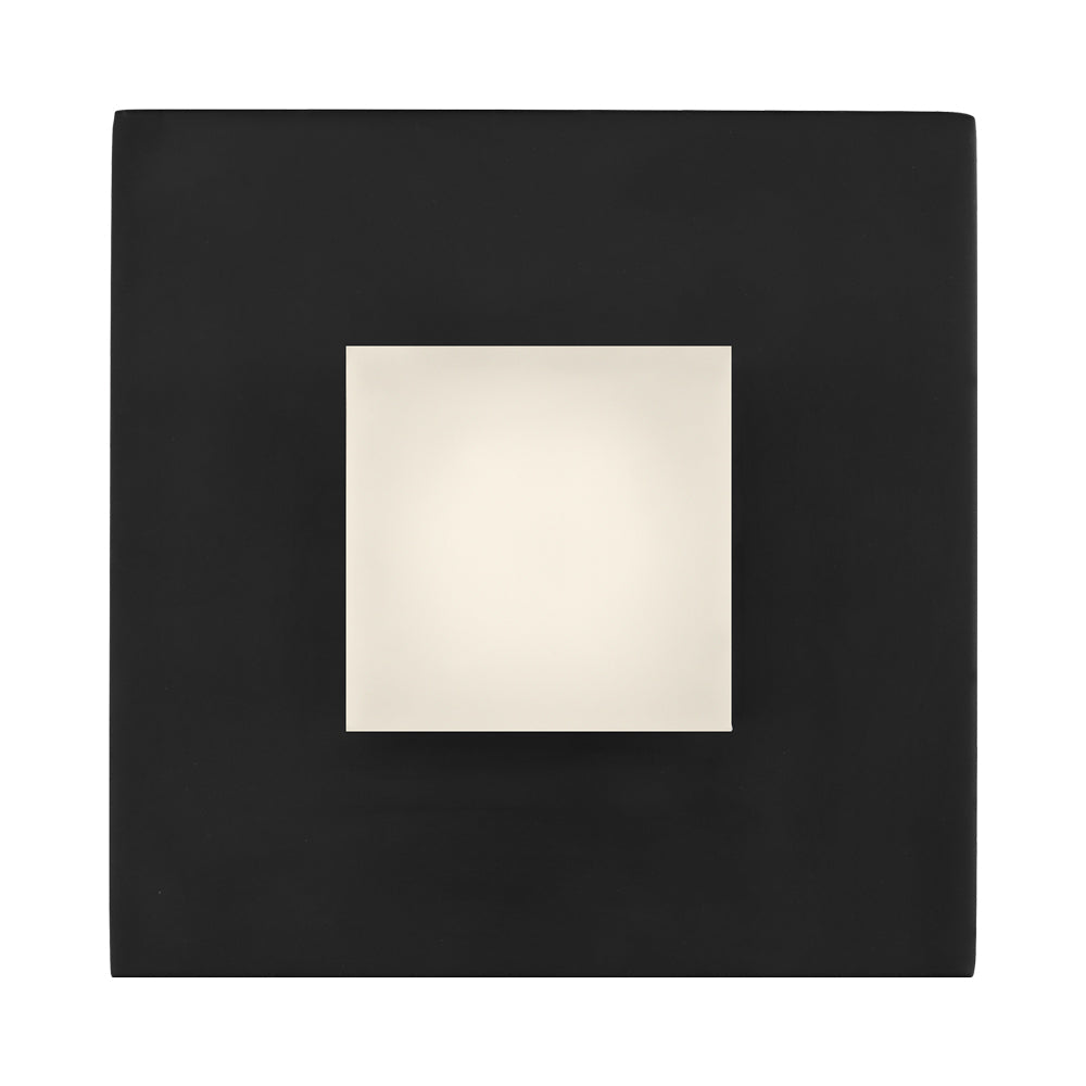 Brander LED Bath Wall Light in Midnight Black.