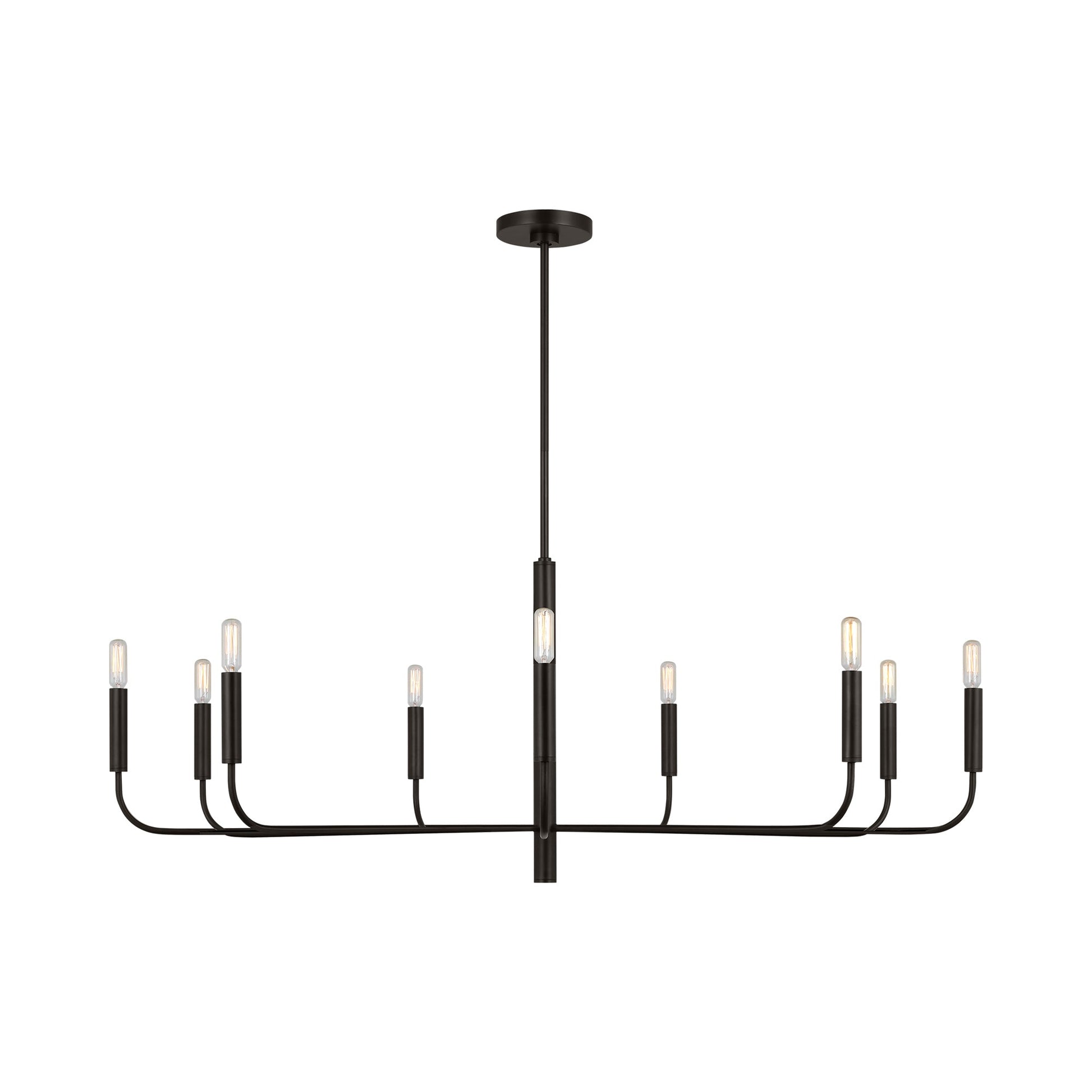 Brianna Chandelier in Aged Iron (Wide).