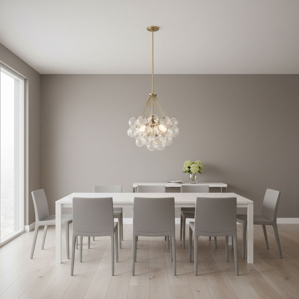 Bronzeville Multi Light Pendant Light in dining room.