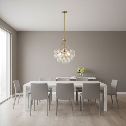 Bronzeville Multi Light Pendant Light in dining room.