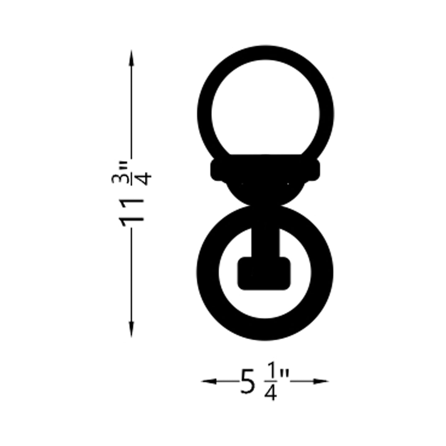 Cafe Bath Wall Light - line drawing.