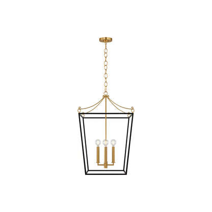 Carlyle Pendant Light in Midnight Black (13.75-Inch).
