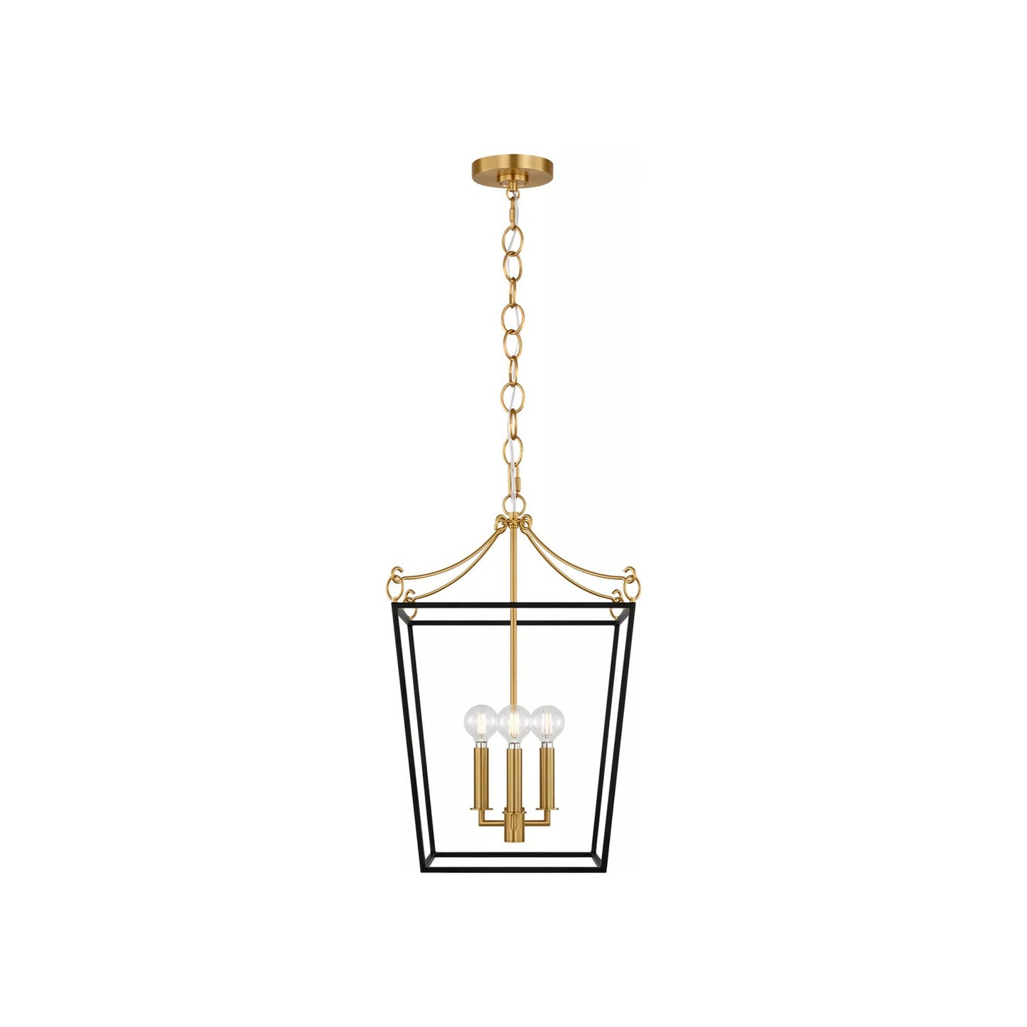 Carlyle Pendant Light in Midnight Black (17.63-Inch).