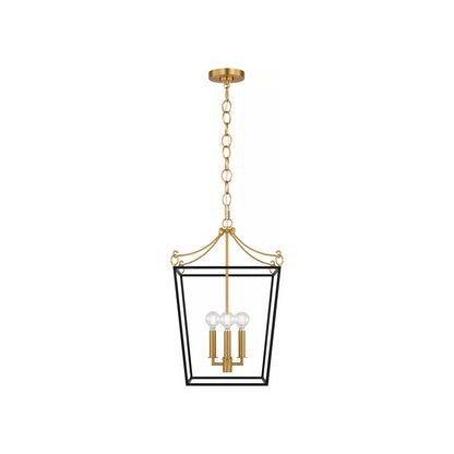 Carlyle Pendant Light in Midnight Black (17.63-Inch).