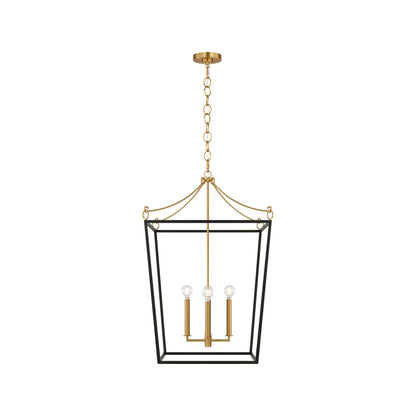 Carlyle Pendant Light in Midnight Black (21-Inch).