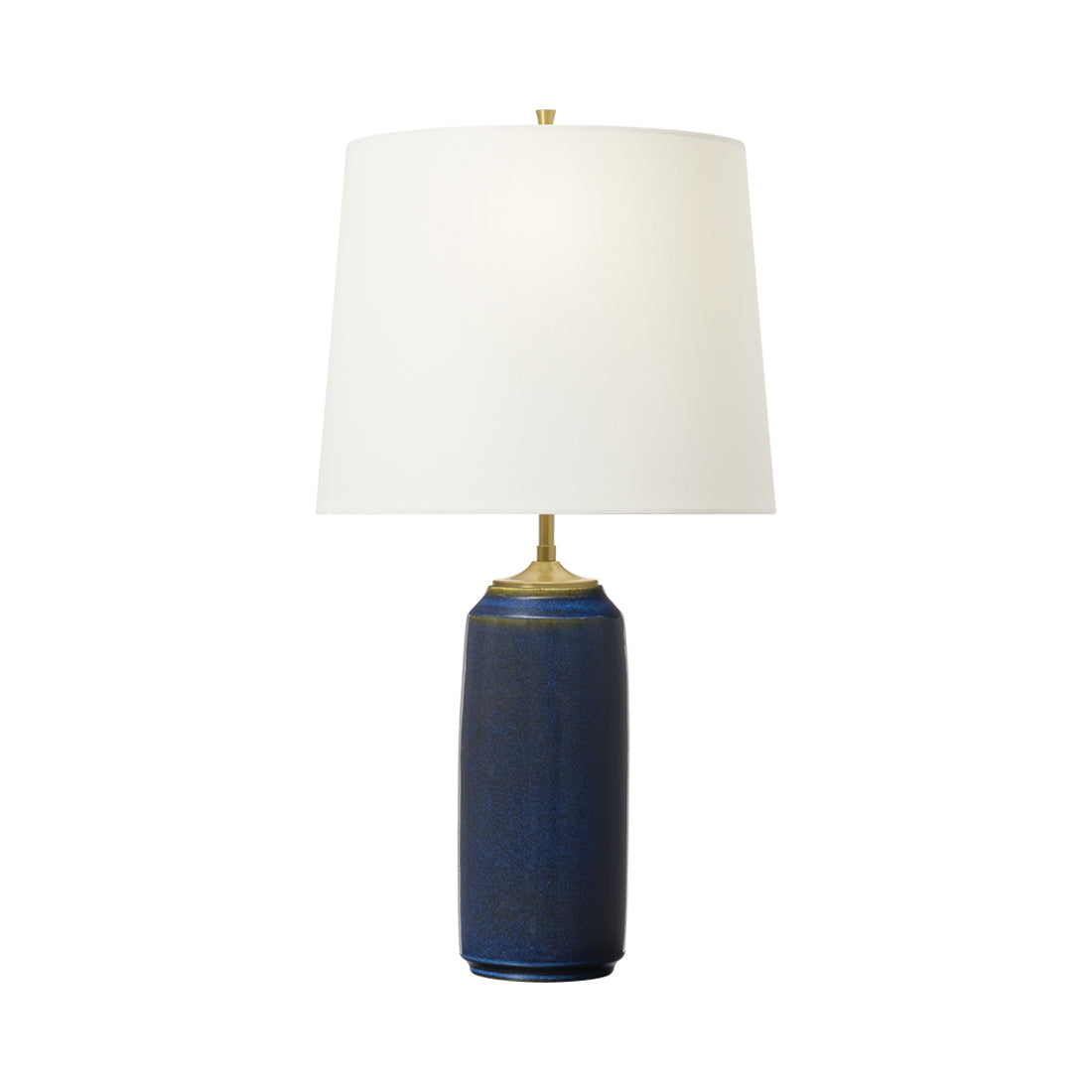 Cato Table Lamp in Mix Blue Brown.