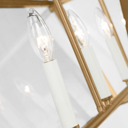 Charleston Linear Chandelier in Detail.