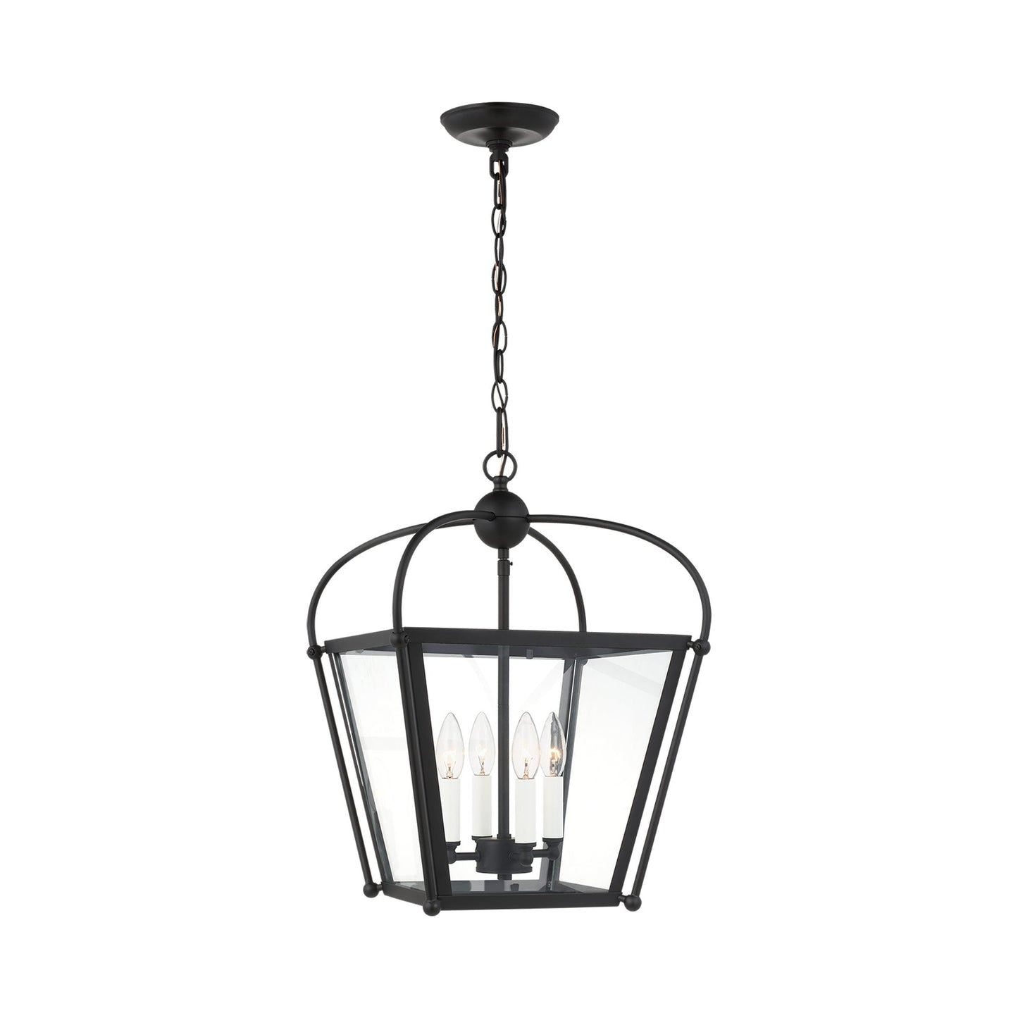 Charleston Pendant Light in Midnight Black (Small).