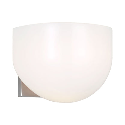 Cheverny Bath Vanity Light in Polished Nickel (1-Light).
