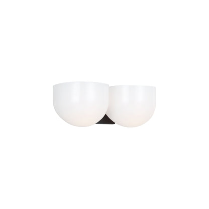 Cheverny Bath Vanity Light in Aged Iron (2-Light).