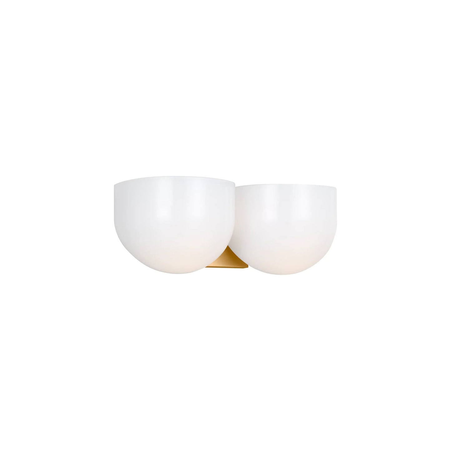 Cheverny Bath Vanity Light in Brushed Brass (2-Light).