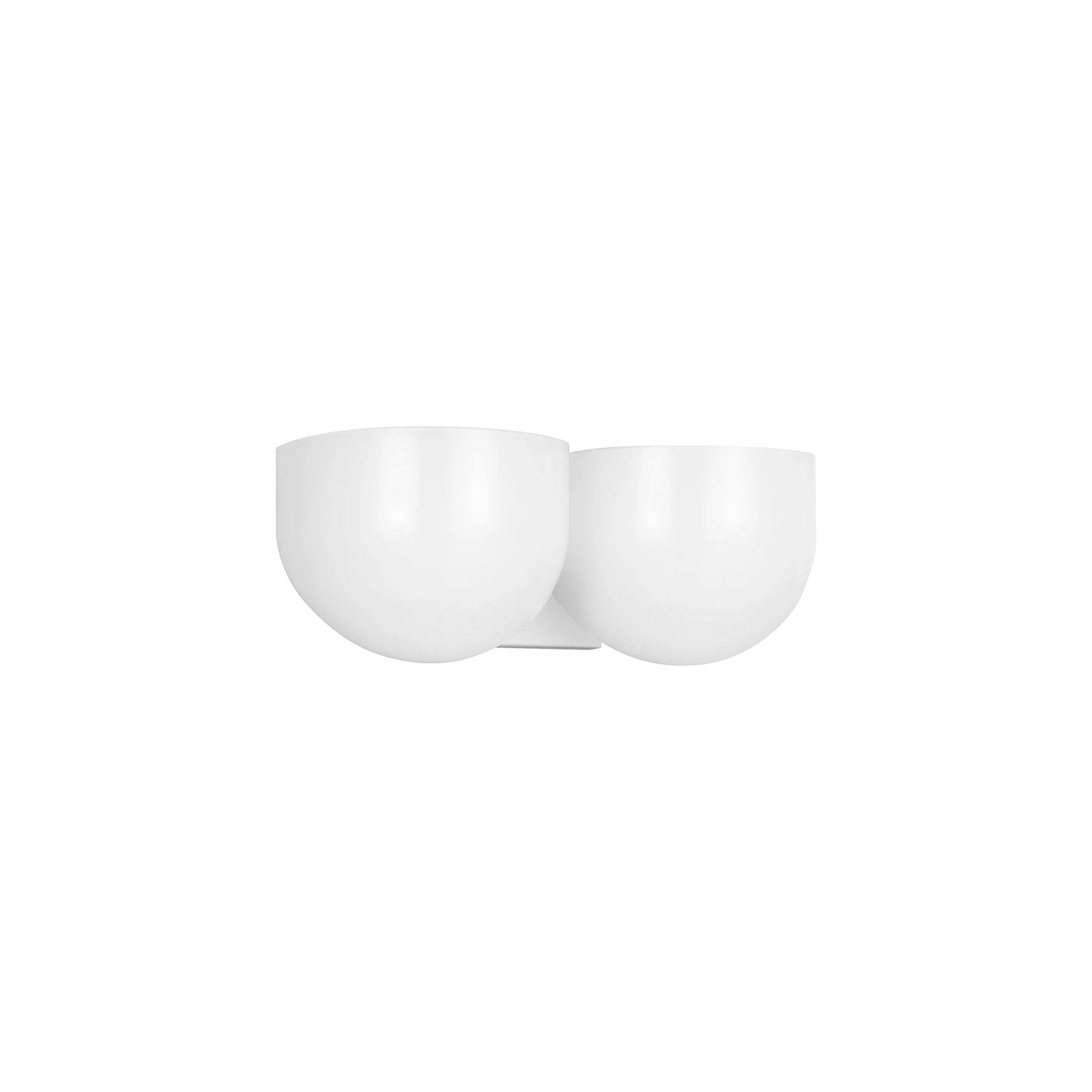 Cheverny Bath Vanity Light in Matte White (2-Light).