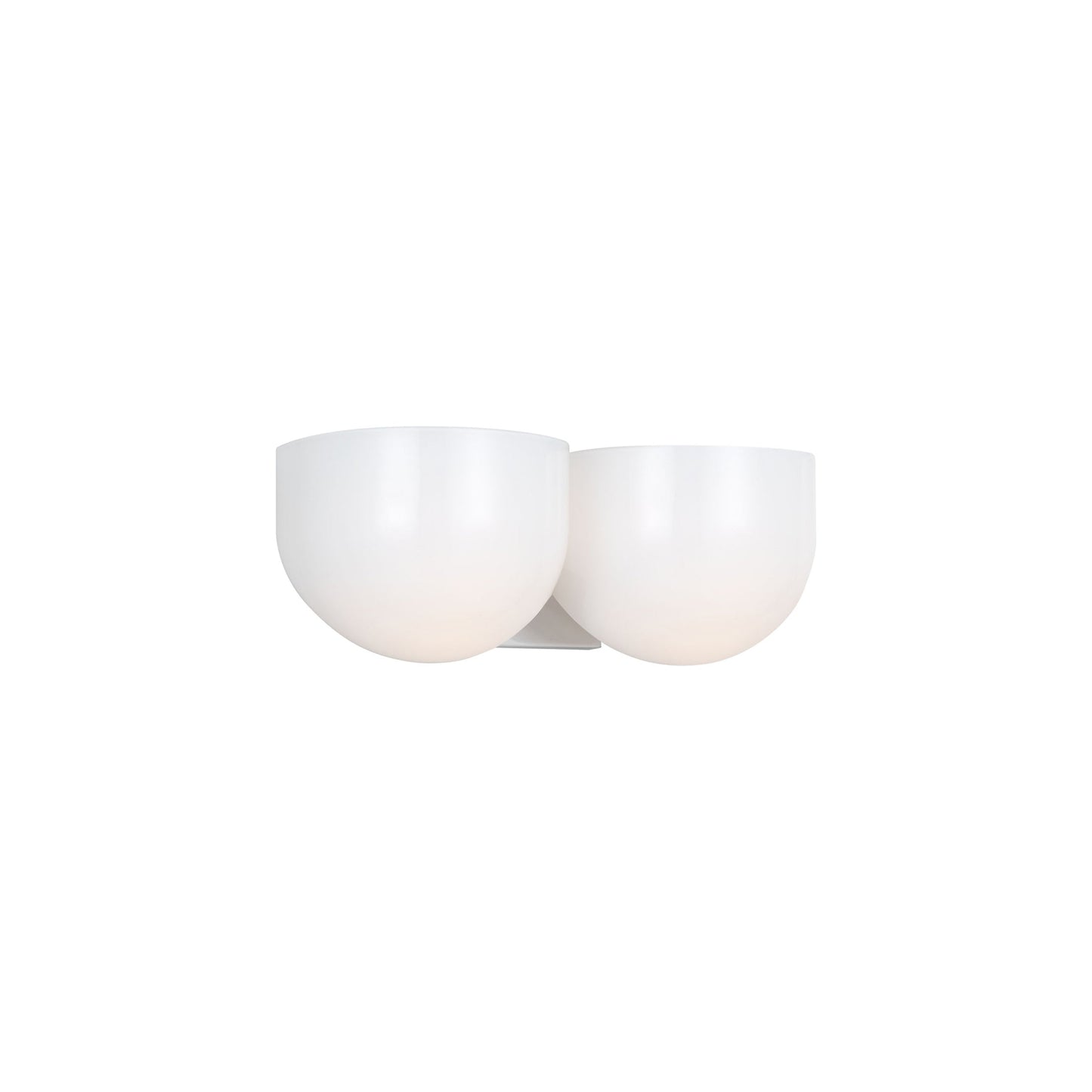 Cheverny Bath Vanity Light in Polished Nickel (2-Light).