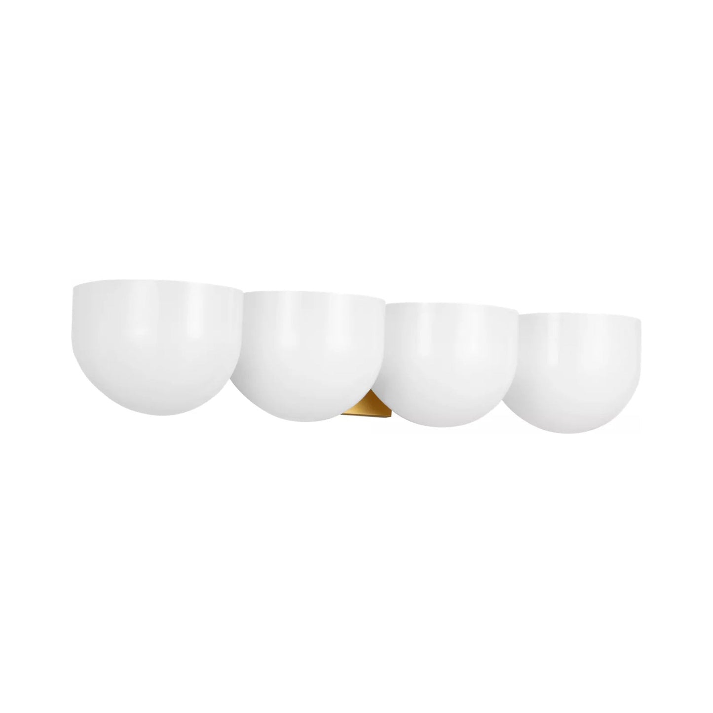 Cheverny Bath Vanity Light in Brushed Brass (4-Light).