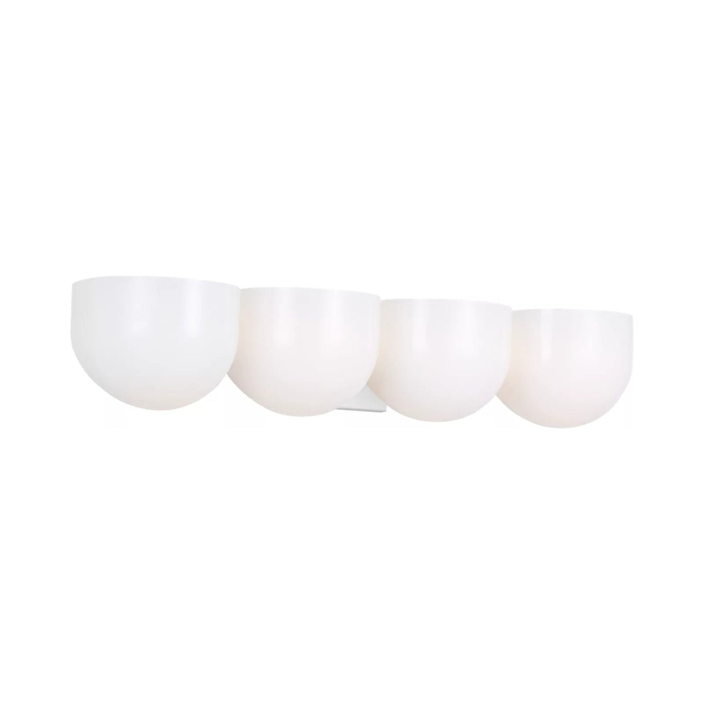 Cheverny Bath Vanity Light in Matte White (4-Light).