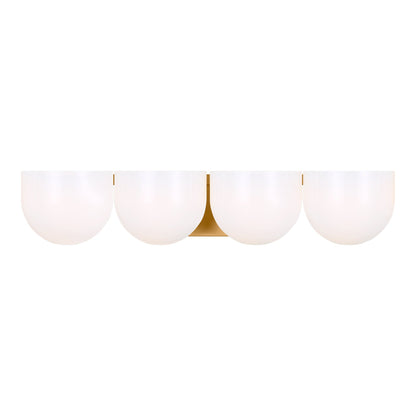 Cheverny Bath Vanity Light in Brushed Brass (Extra Large).