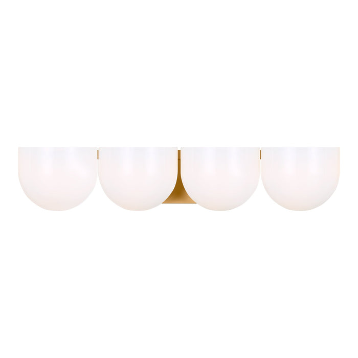 Cheverny Bath Vanity Light in Brushed Brass (Extra Large).